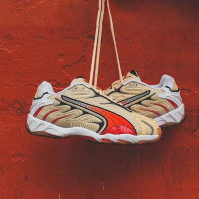 活动 Puma lnhale OG 米黑红 低帮赛车风休闲运动鞋 403855-01