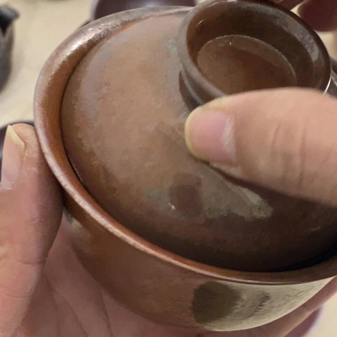 柴烧茶具陶瓷杯子