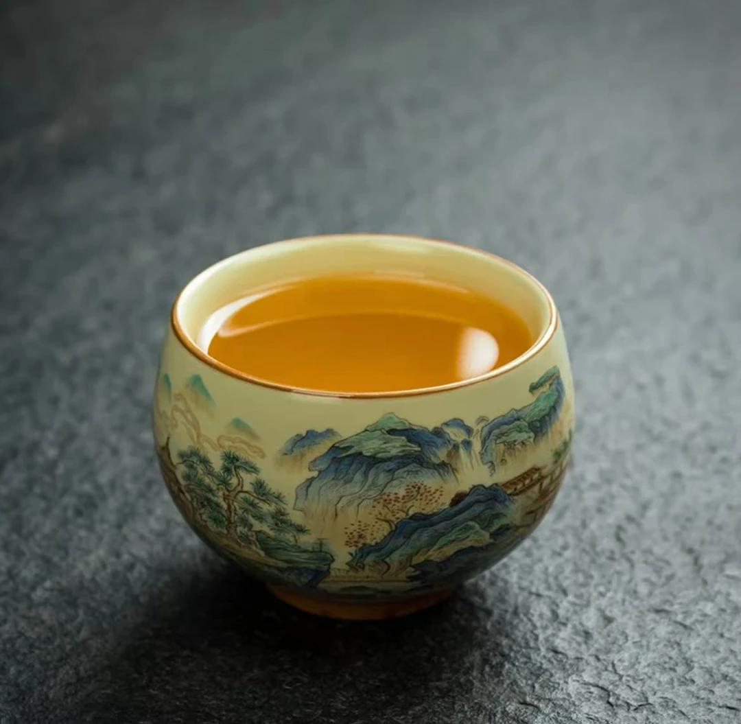 ZH676-黄汝藤王阁蛋杯（227）