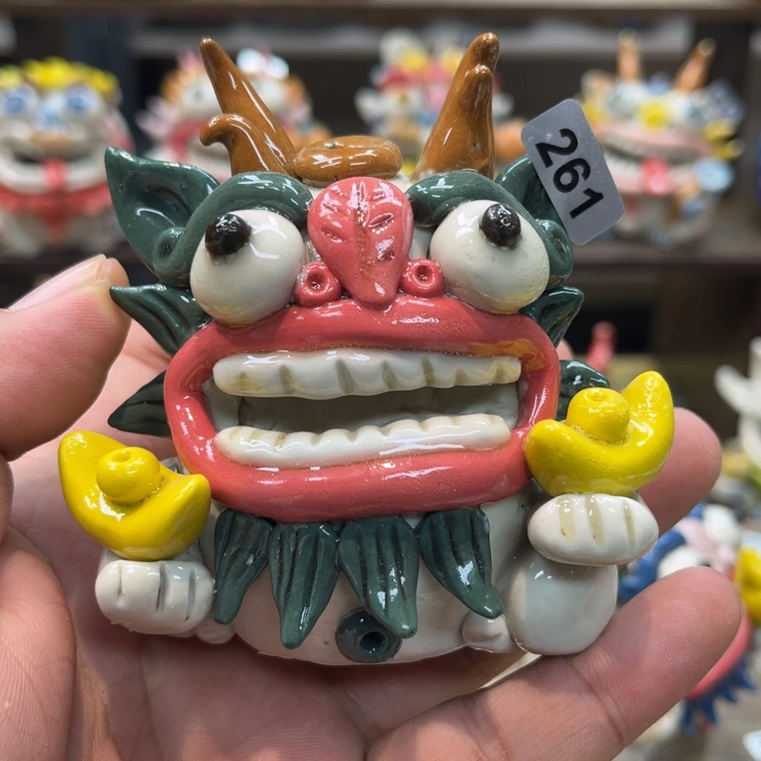 摆件纯手工抽象陶瓷摆件261