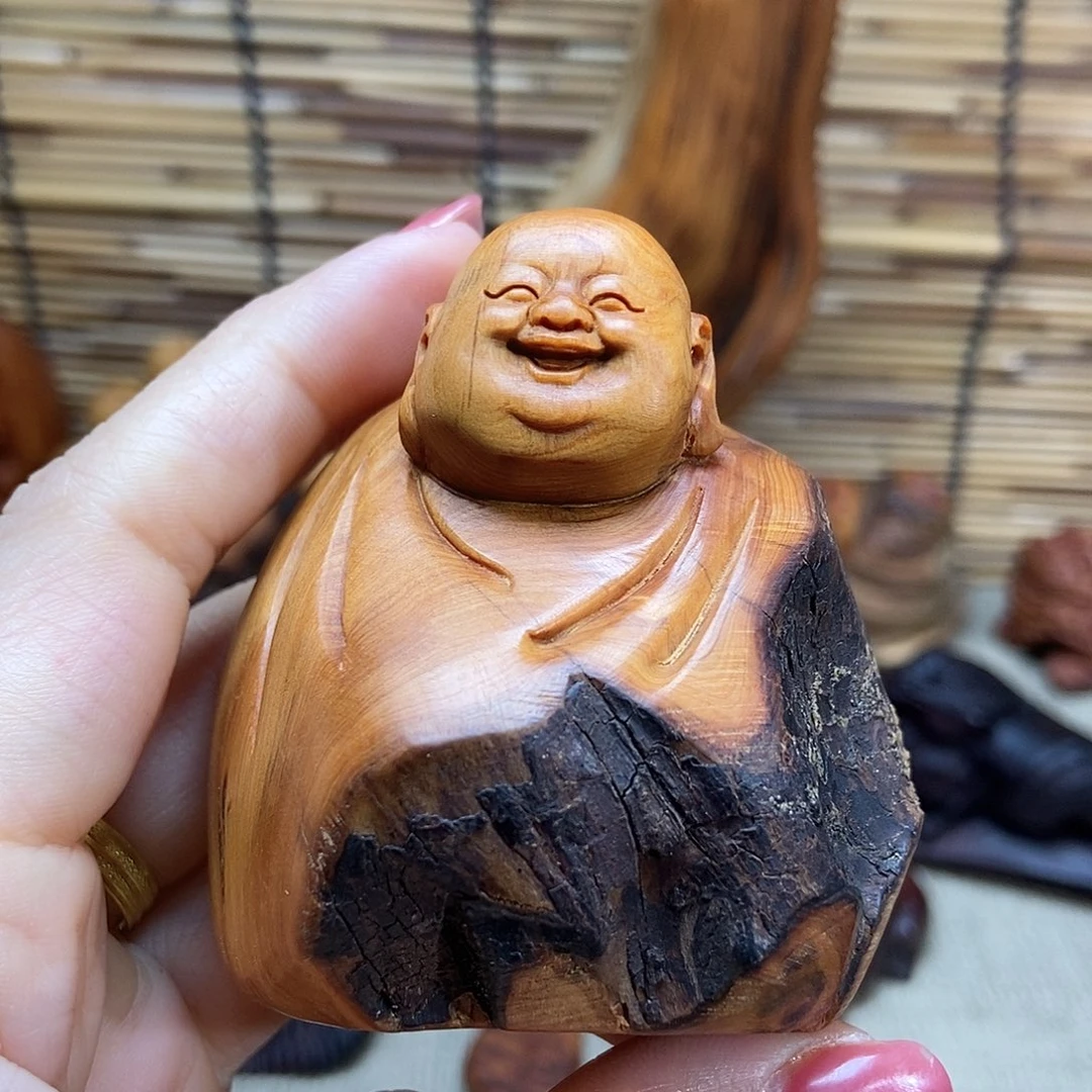 万***宗崖柏崖柏米勒手把件