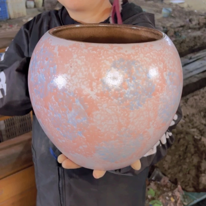 紫砂花盆 透气 口径 高度 20 23