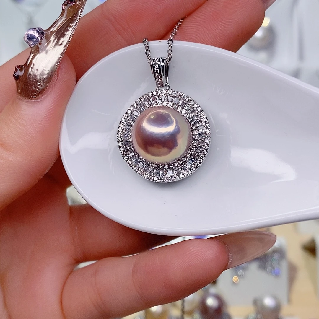 淡水珍珠未镶嵌吊坠(赠链)