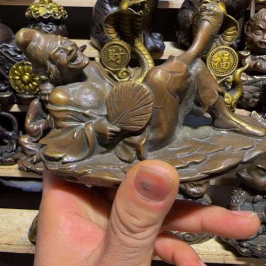 黄铜几家居，小摆件的