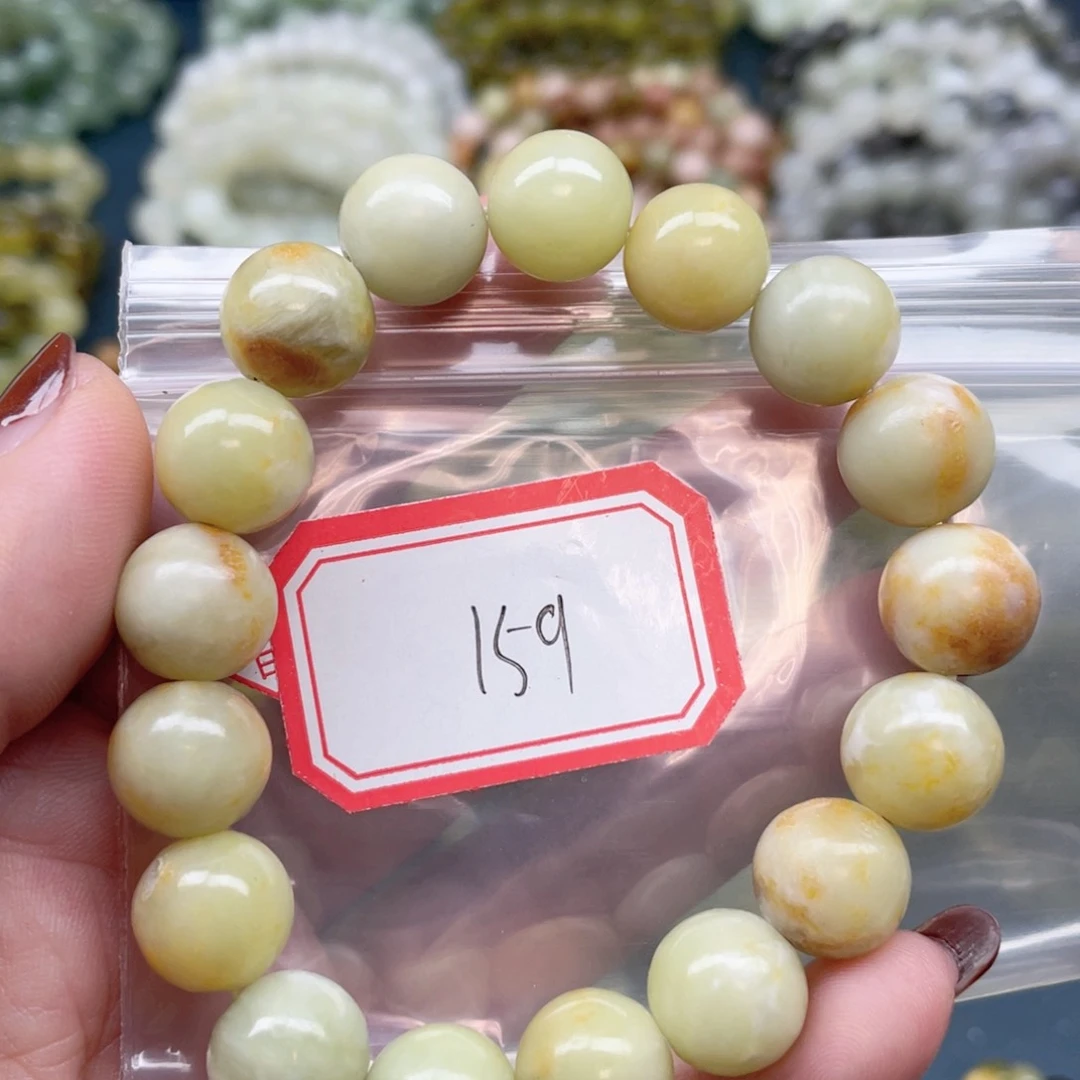 未镶嵌蛇纹石玉手串