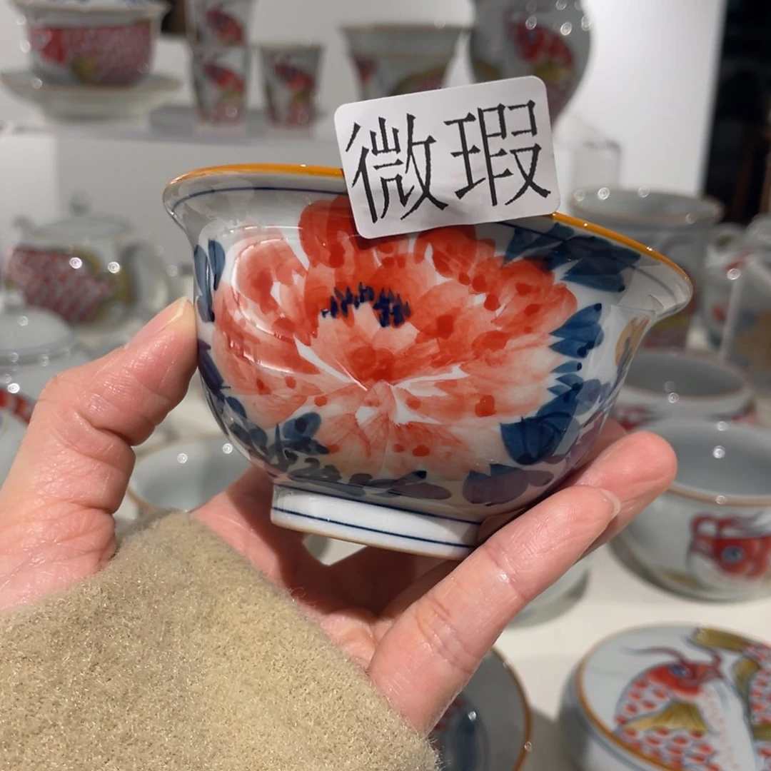 微瑕釉下彩纯手绘