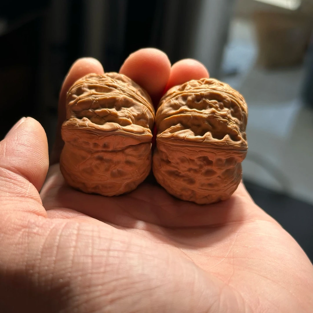 文玩核桃把件平谷元宝 尺寸可选