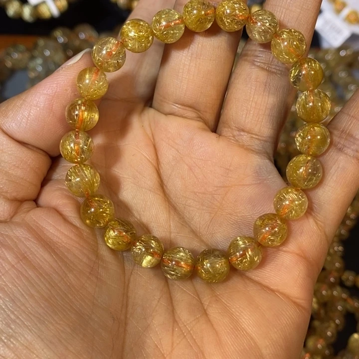 好****未镶嵌水晶手链8mm