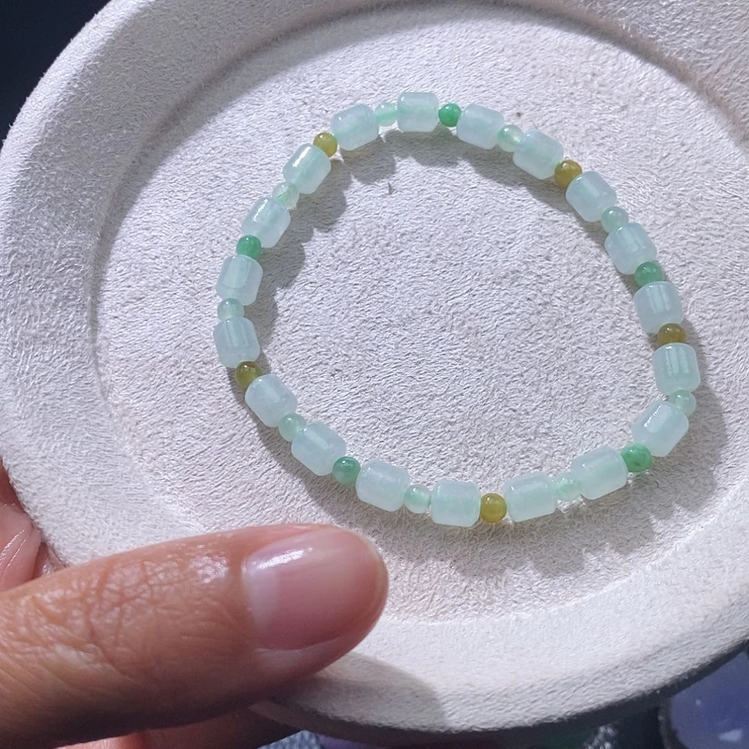 翡翠未镶嵌手链翡翠手串