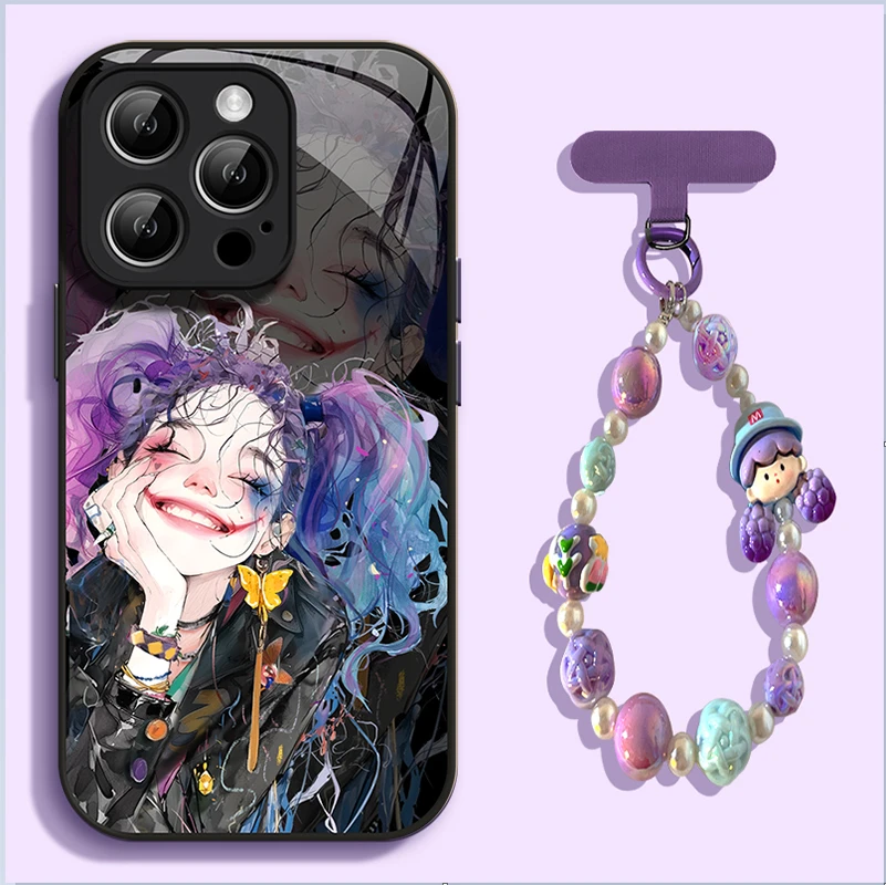 适用苹果16promax手机iphone15小丑女16防摔15苹果高级感手机壳13