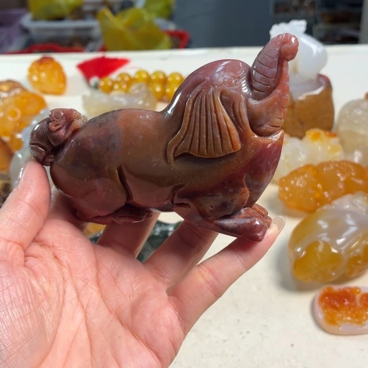 玛瑙/玉髓未镶嵌吊坠(不含链)