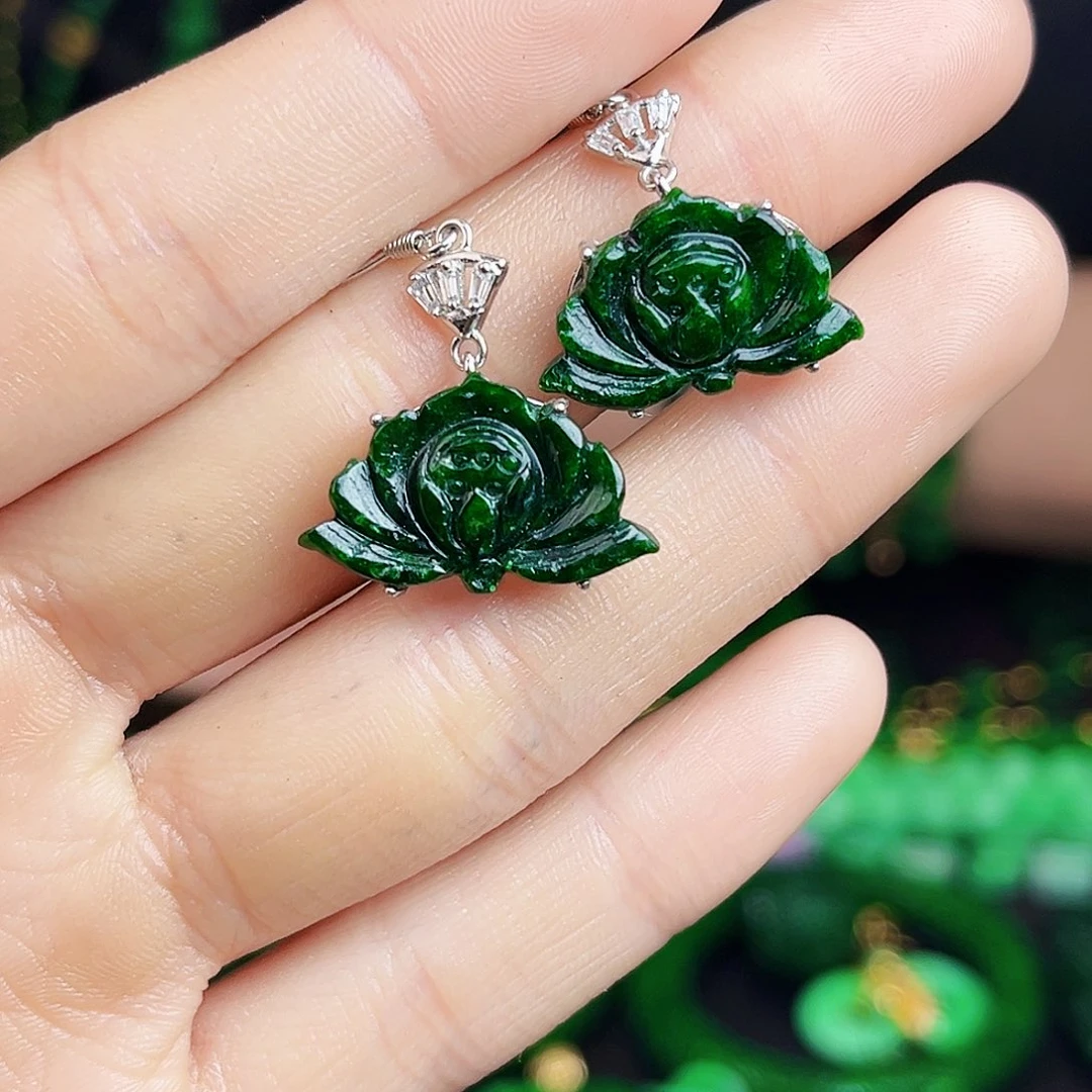 颈饰银S925镶嵌翡翠多样性