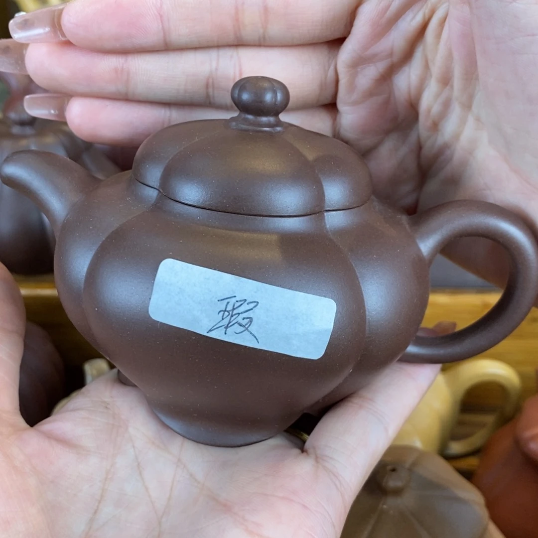 芸***生茶壶紫砂原矿泥料手工壶直播间