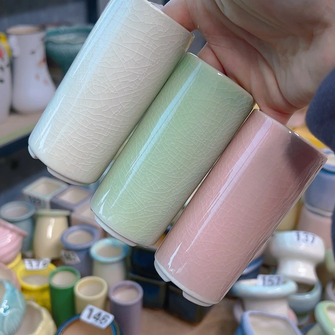 红陶陶瓷花盆当场满12包邮