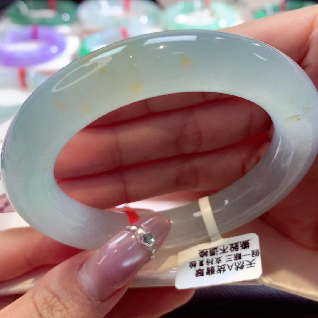 未镶嵌手镯翡翠胖圆22号66