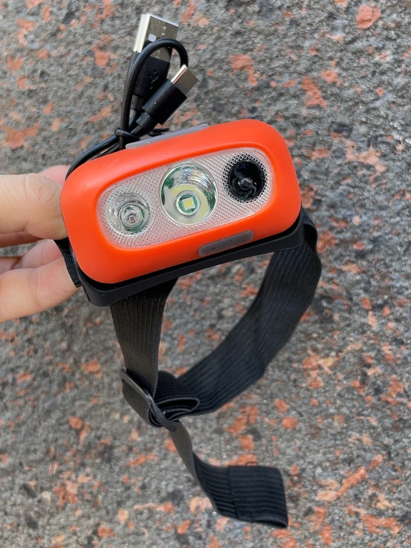 【钓鱼头灯】便携 感应放便 充电 头灯  夜晚钓灯