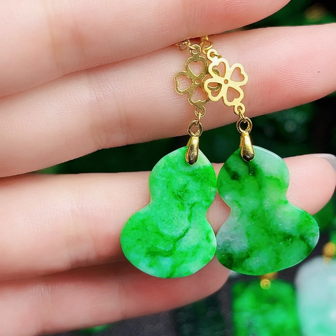 颈饰银S925镶嵌翡翠多样性