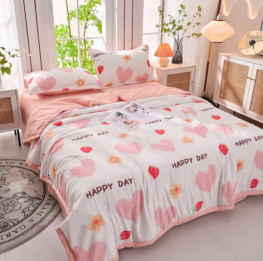 夏凉被夏天空调被夏季夏凉被子双人可机洗薄款夏被