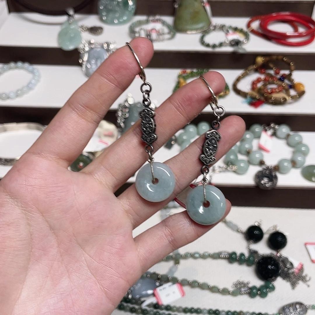 足银纯银配饰耳环