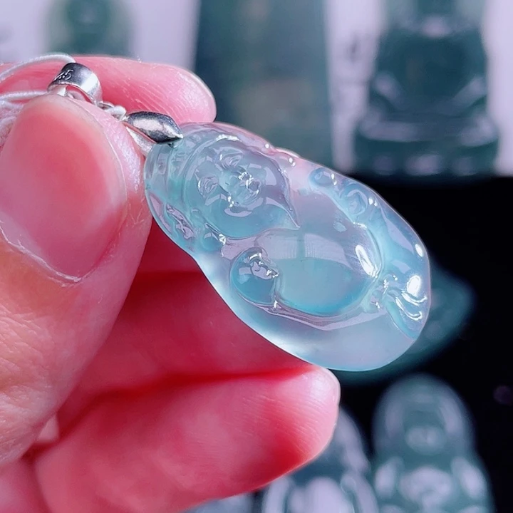 翡翠未镶嵌颈饰9999999999