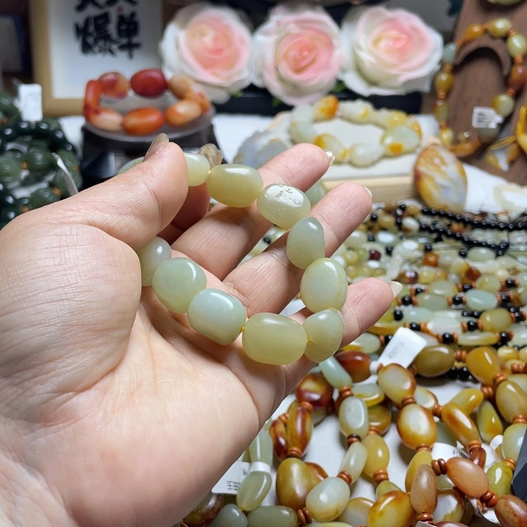 未镶嵌手链和田玉（糖玉）