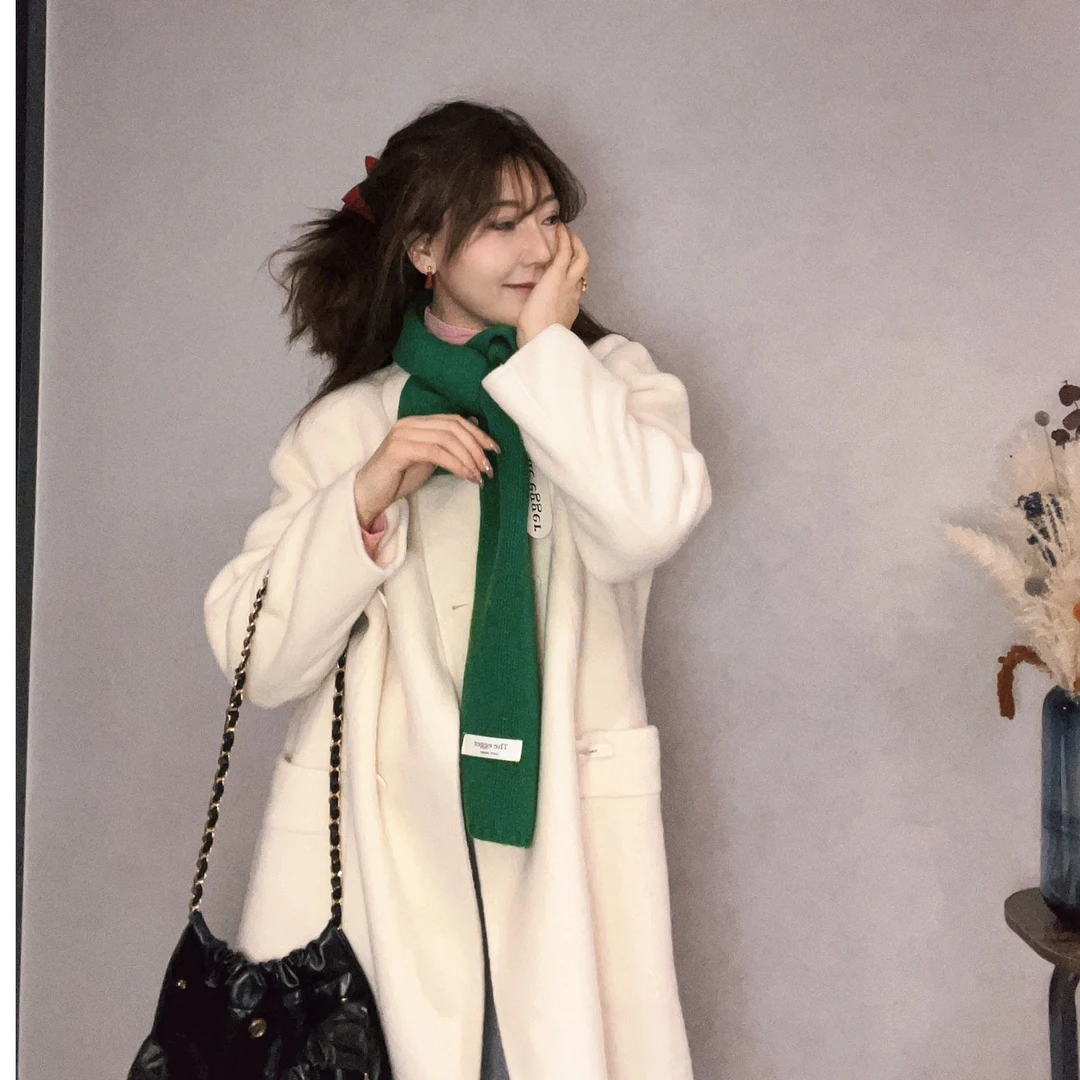 时尚韩系呢子外套