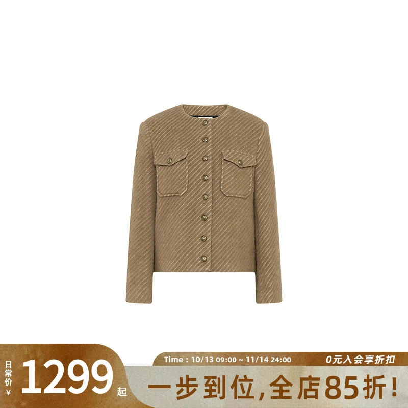 【现货】美洋MEIYANG沙伦小香外套二仙女!小个子气质小香风复古长袖