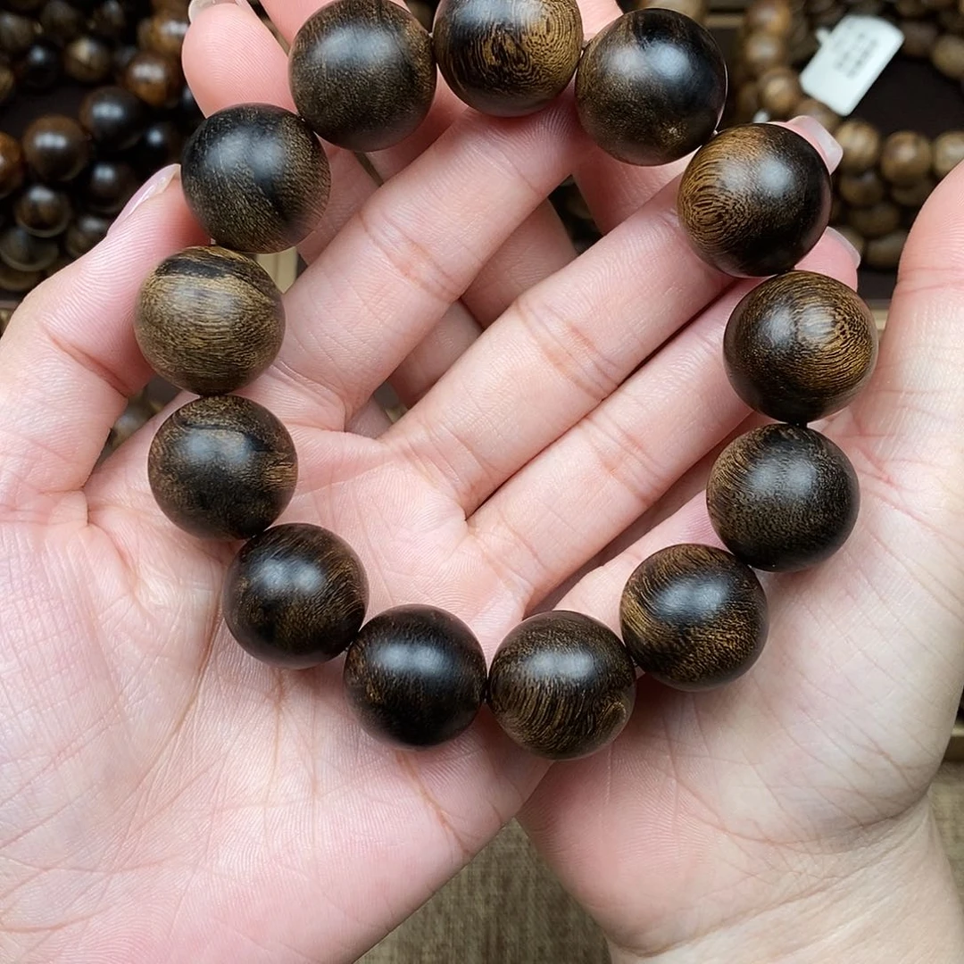手串沉香越南芽庄白棋玉化瘤疤