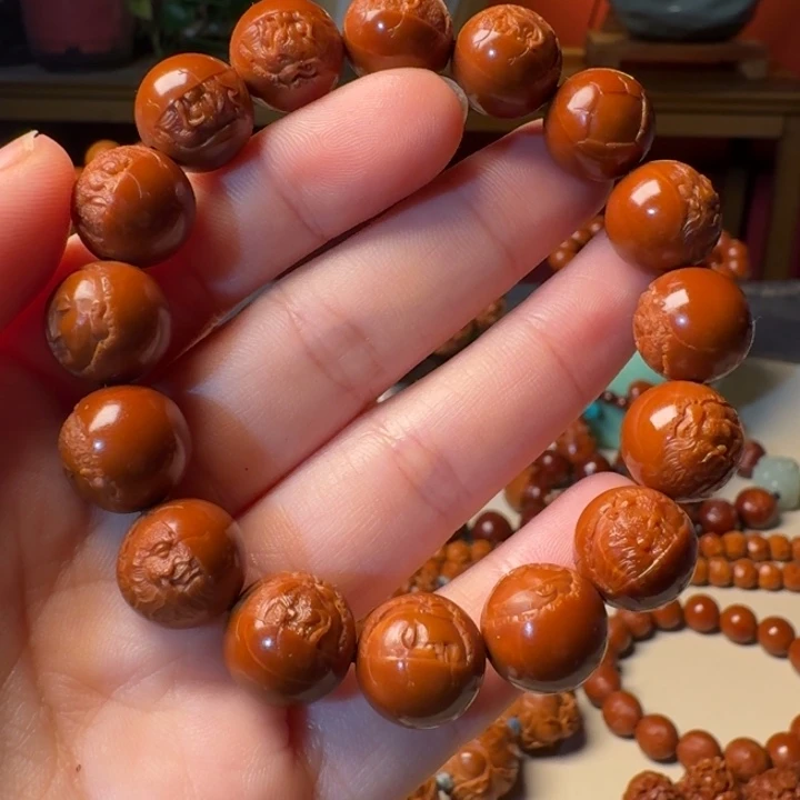 手串/手链橄榄核手工1.3铁核一念