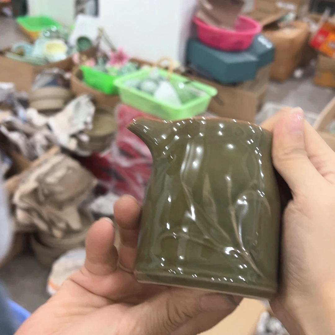 龙泉云间青瓷小米茶器