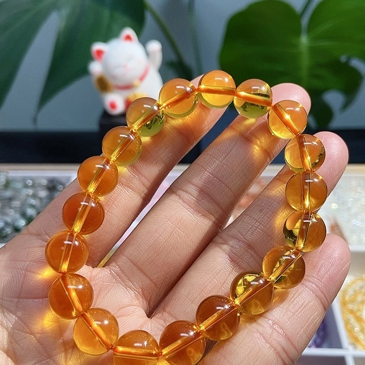 水晶手链未镶嵌黄水晶