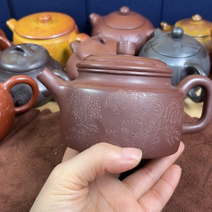 茶壶紫砂紫砂微瑕