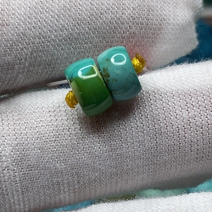 绿松石未镶嵌天然原矿 地大质检