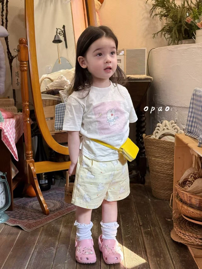 【Opao】25夏～女童小兔收腰短袖8673