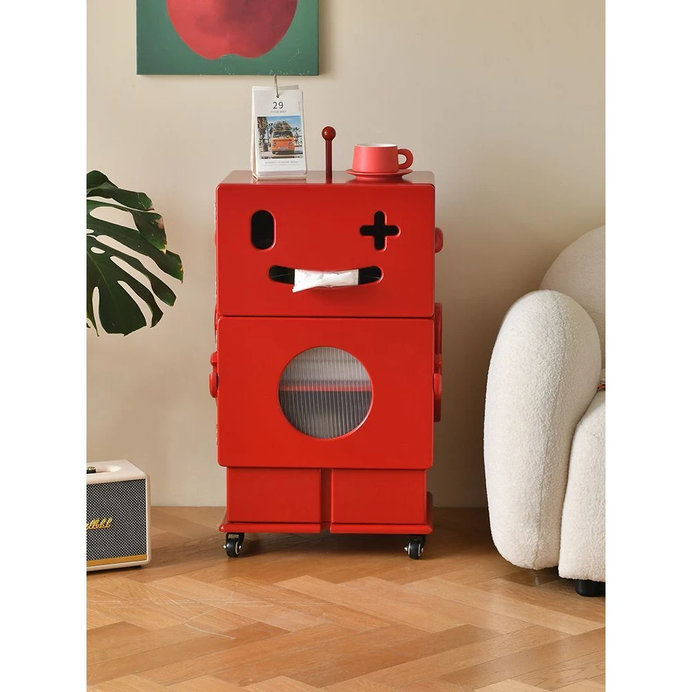 现代家用边几沙发边柜客厅床头柜创意艺术展式柜装饰柜儿童床头柜