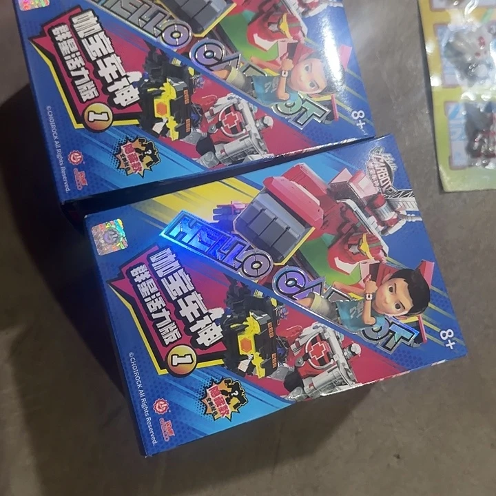 PU咖宝车神盲盒男孩玩具