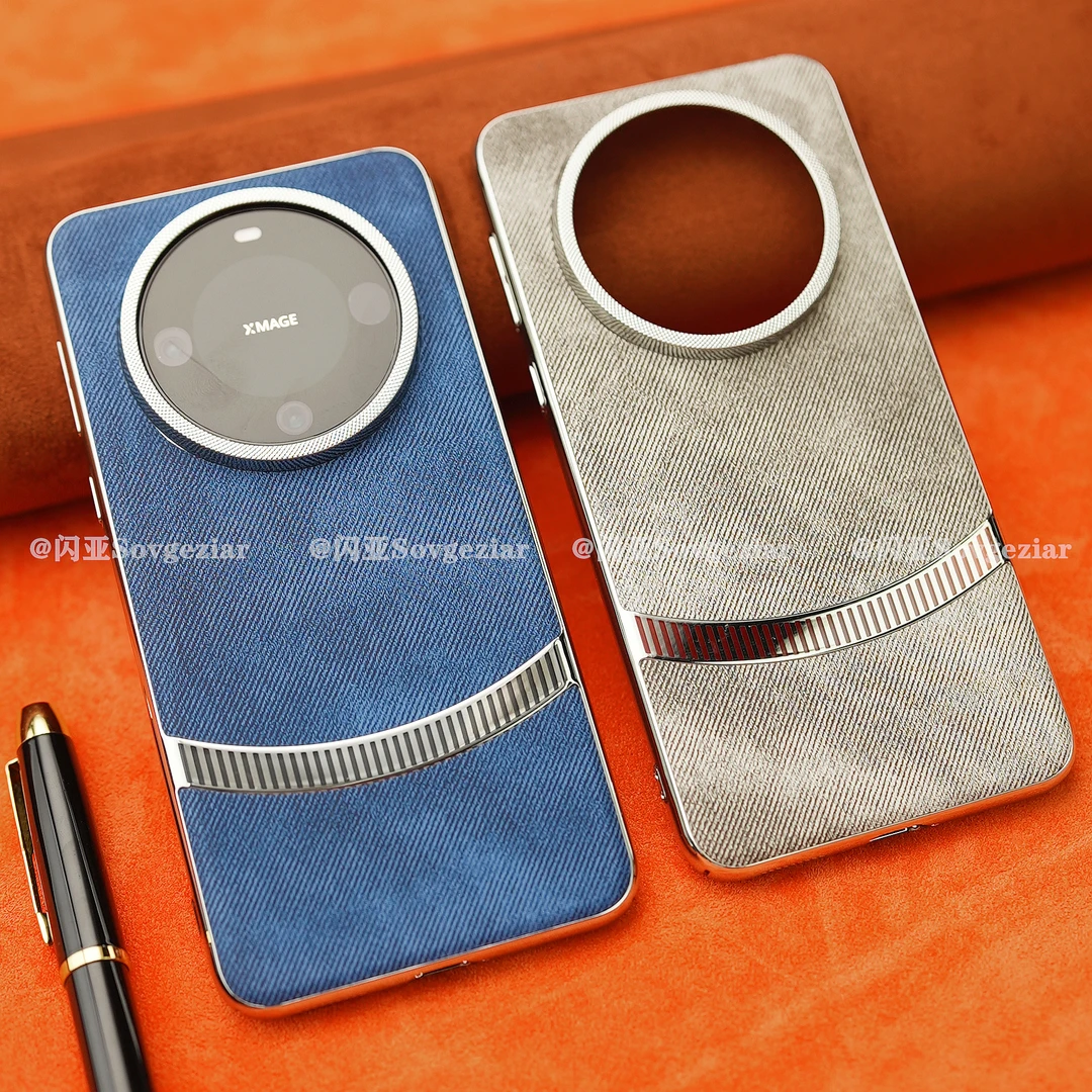 【电镀拼接+牛仔布】适用于华为Mate60/Pro手机壳纹超薄裸机防摔