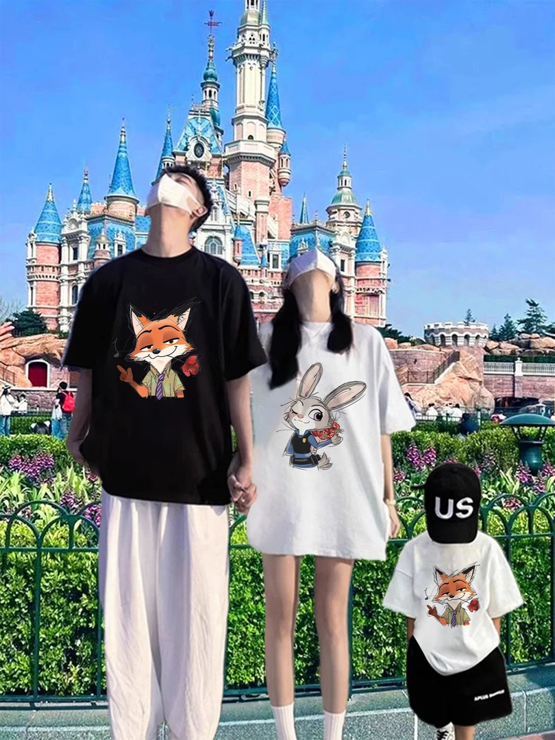 超好看亲子装一家三四口t恤2025新款母女炸街高端短袖夏装高级感