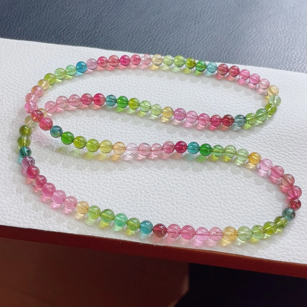 未镶嵌碧玺手链5.8mm左右