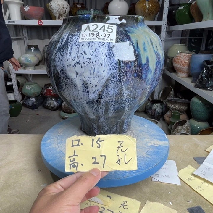 景德镇陶瓷花盆245