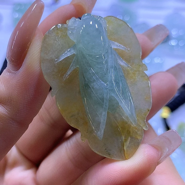 翡翠未镶嵌项链天然翡翠A货吊坠