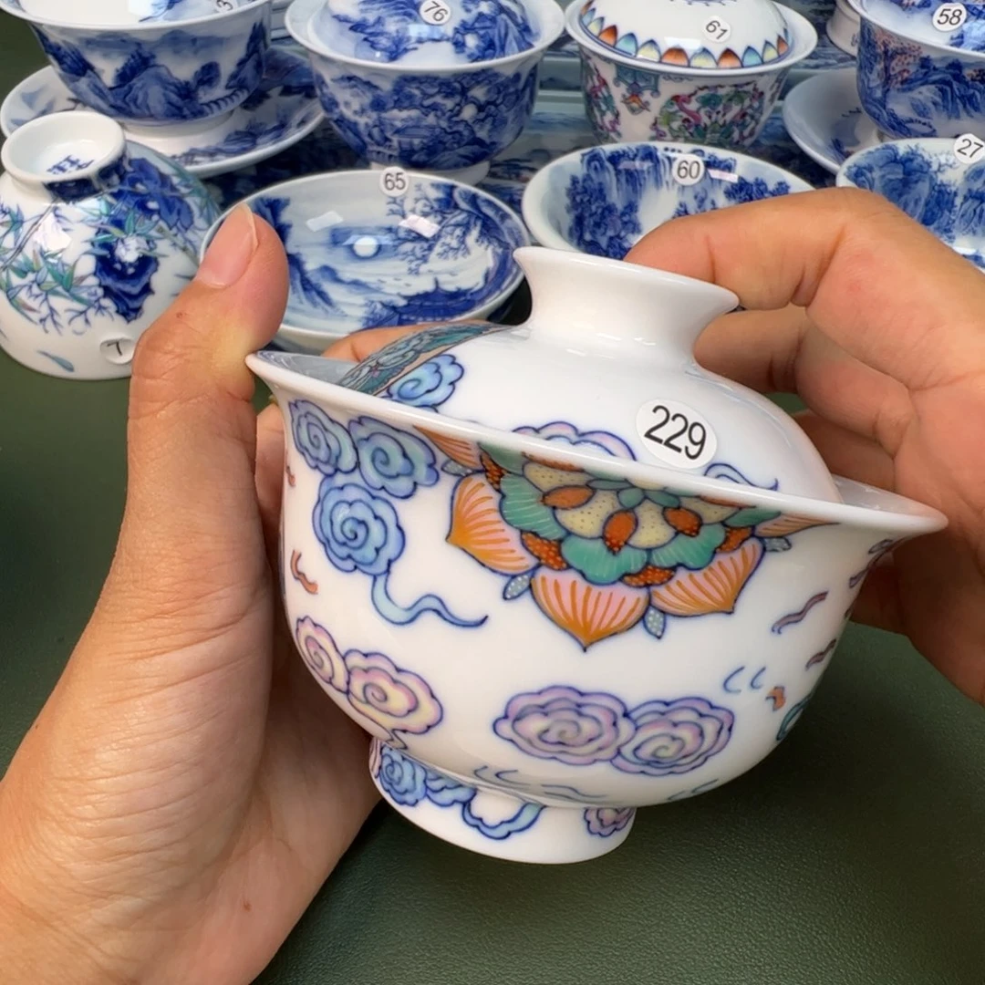 木木景德镇纯手工纯手绘茶具229