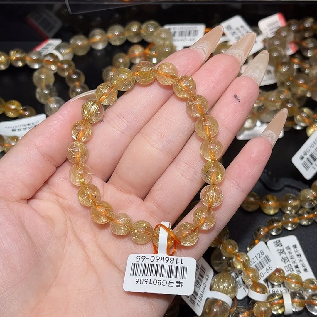 未镶嵌手串发晶姚*儿卡8.7