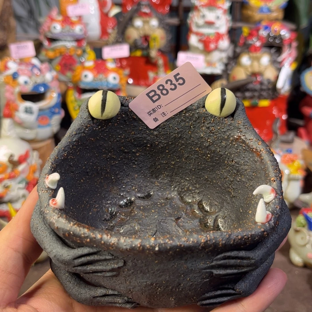 泥塑纯手工茶宠摆件