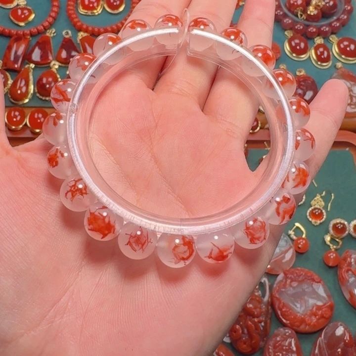 未镶嵌9+南红玛瑙