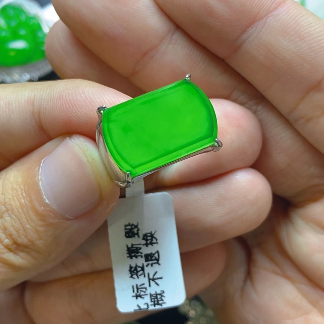 翡翠银S925镶嵌颈饰