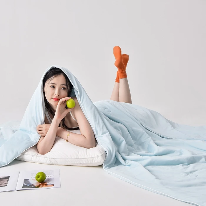 【超软 超柔】凉感丝夏凉被空调被薄款夏被机洗母婴针织单人