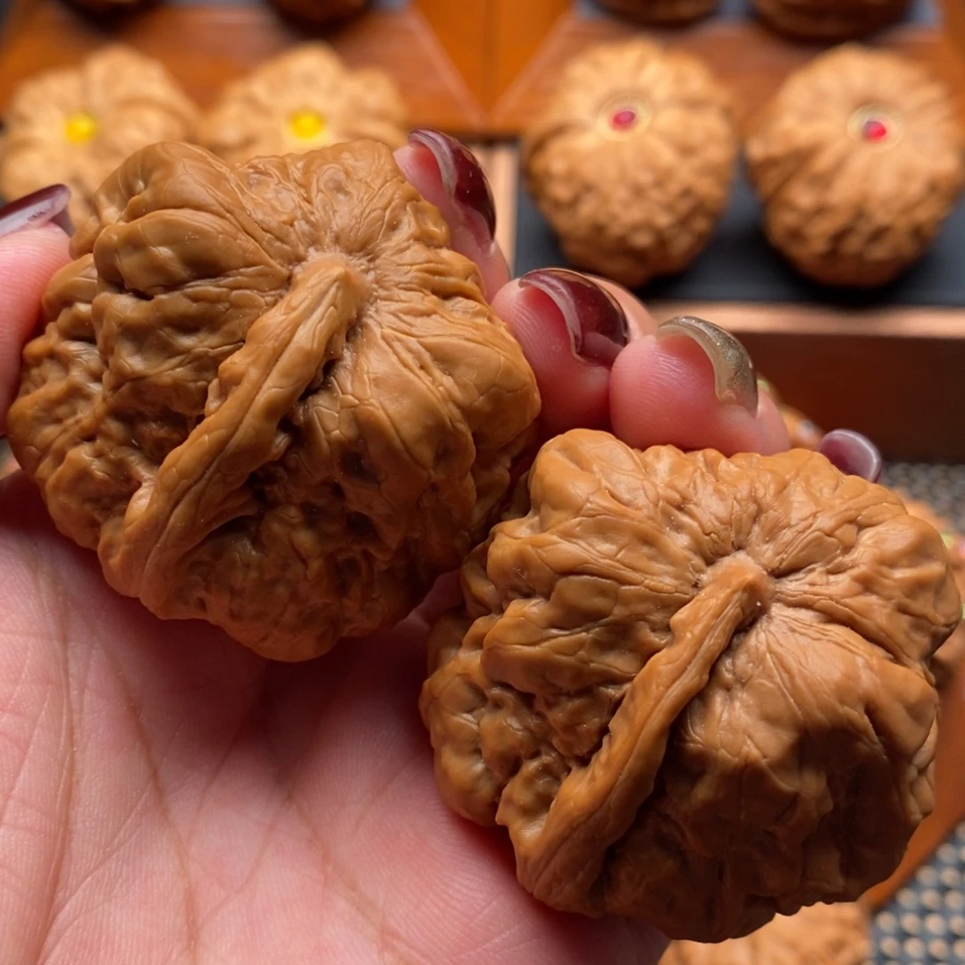 文玩核桃把件43尺寸一帆风顺