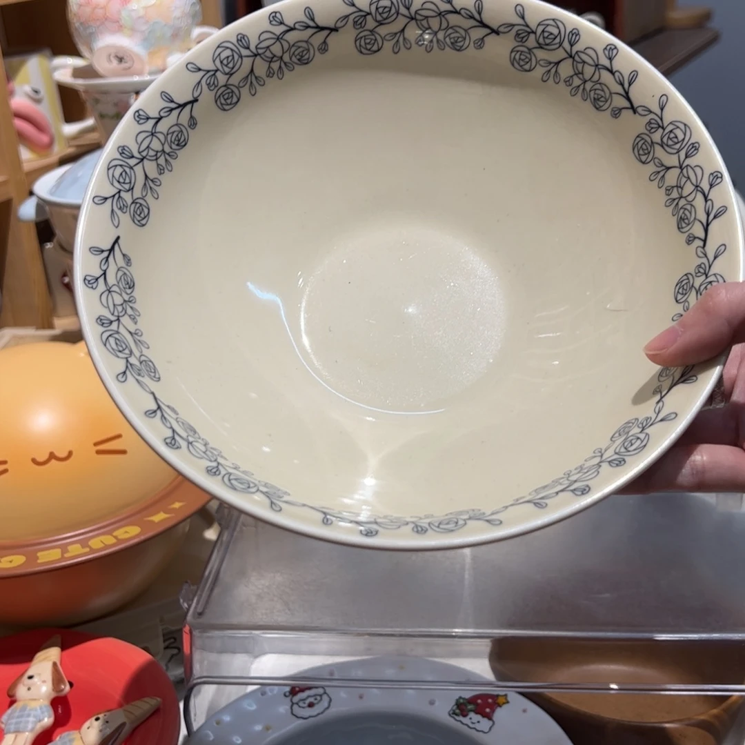 蓝玫瑰大碗