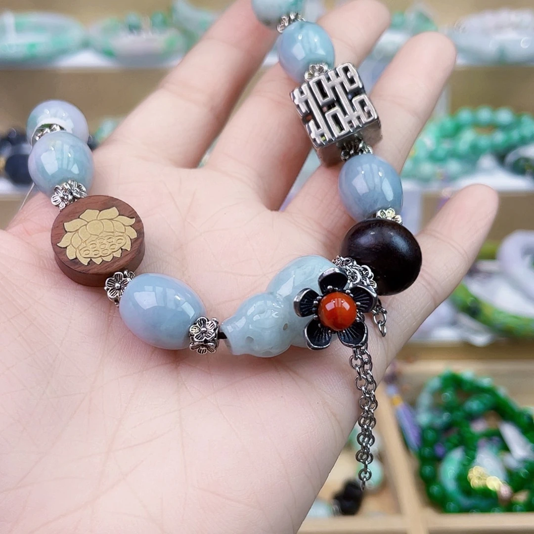 翡翠未镶嵌手链手链